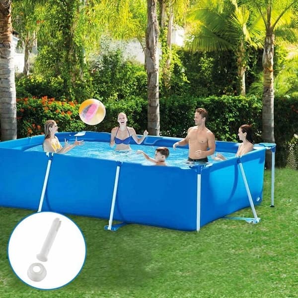 Uppsättning med 24 anslutningsstift för pool - 6 cm - med lock - tillbehör för ovanmarkspool Multicolour