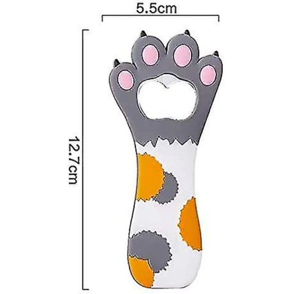 Söt katt tass flasköppnare magnet