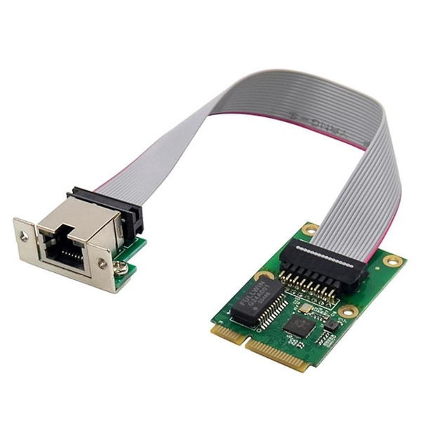 2x Rtl8111f Mini Pcie Gigabit netværkskort Single-port Ethernet Lan-kort Realtek 8111f Industrial C Green