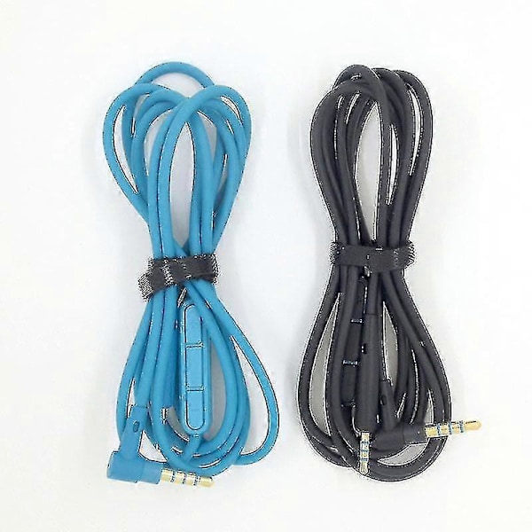 Udskiftningslydkabel til Bose Quietcomfort Qc25 Qc35 Oe2 Oe2i Ae2 1,2 meter - Sort