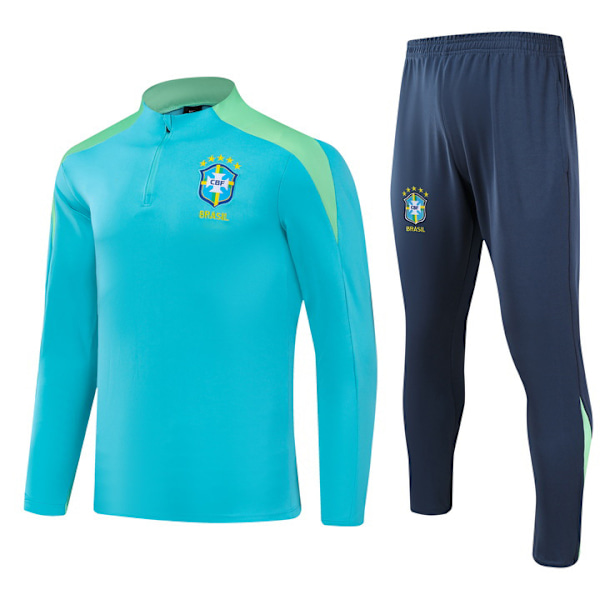 2425 Japan Brasilien Real Madrid Y3 Paris Atletico Madrid tränings halvt-drag tröja vuxen barnkläder fotbollsuniform C XL
