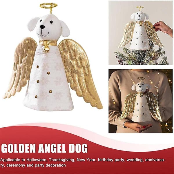 Jule 3d Juleengel Hund Top Julemirakel Hund Artisan Top Til