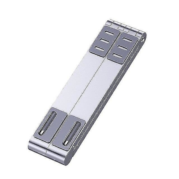 Bærbar computer stand, metal foldbar fladt hævet beslag