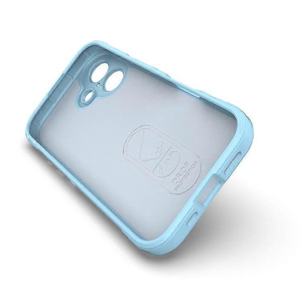 Kompatibel med iPhone 16 Plus-deksel Robust TPU Støtsikkert Mobiltelefondeksel LightBlue