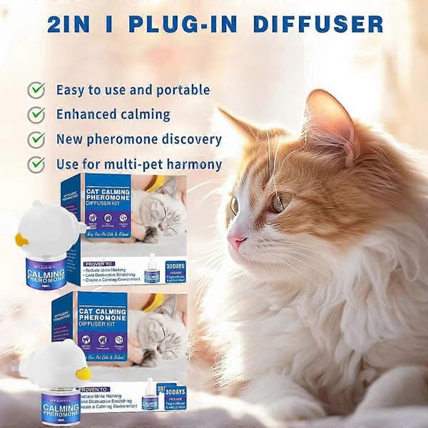 Kat Beroligende Feromon Diffuser Stresslindring Angstdæmpning EU Standard for dog