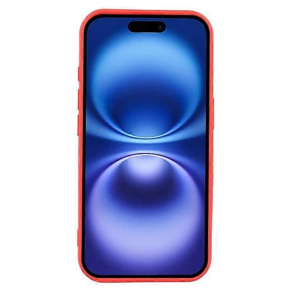 For iPhone 16 Plus Deksel Kompatibelt med MagSafe Støtsikkert TPU-telefonddeksel Red