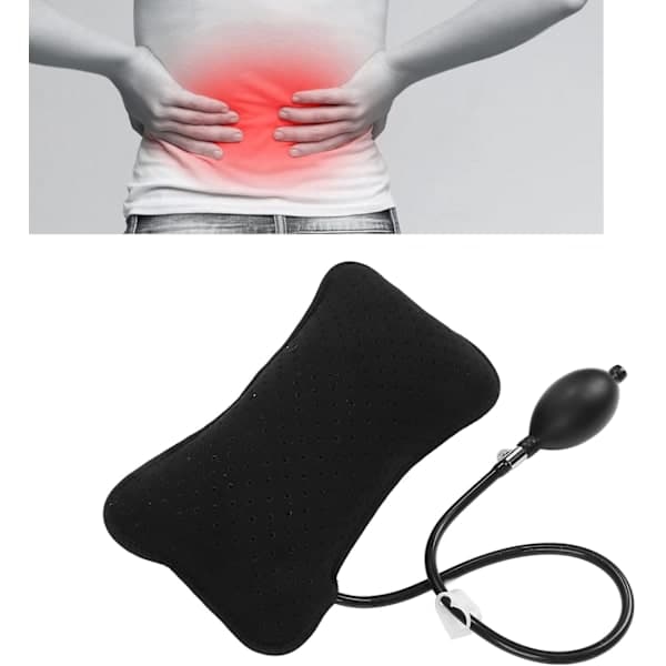 Inflatable Lumbar Support Pillow, Portable Lower Back Support Cushion, Breathable Airbag Sealing Sleeping Pillows