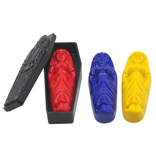 1 sæt Halloween kiste ornamenter Halloween festartikler miniature kiste performance rekvisitter
