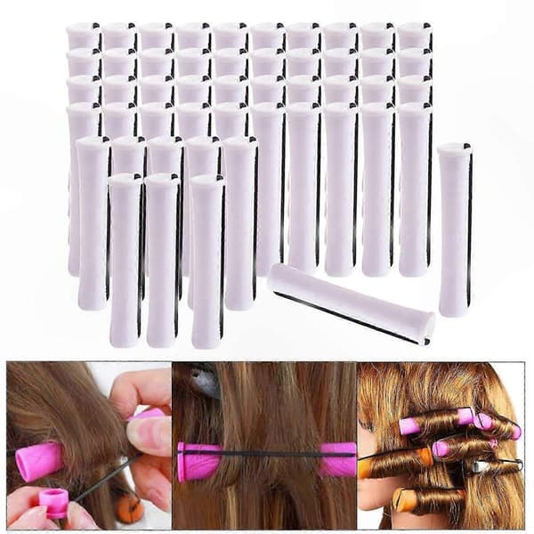 Små Medium Store Permanentstave til Naturlig Bølget Hårstyling 50Pcs 1.6cm