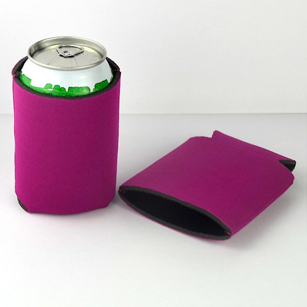 100% Helt Ny 10 stk Neopren Ølboks Kjøler Drikkeflaskeholder Erme Isolator Wrap Deksel