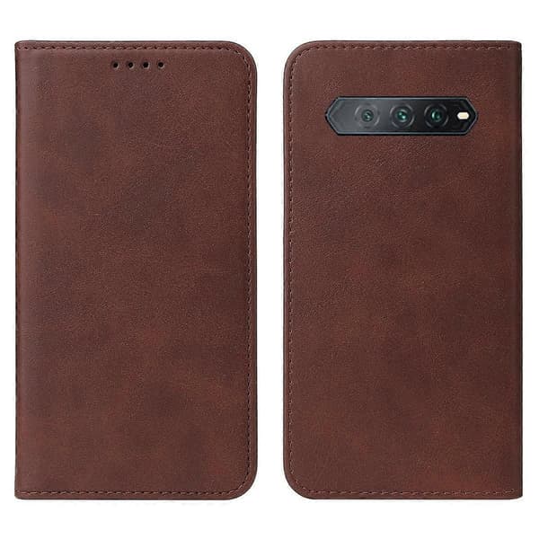 Magnetiskt läderfodral för Xiaomi Black Shark 4s Pro Brown