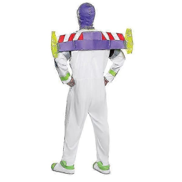 Buzz Lightyear Bodysuit Vuxen Halloween Cosplay Show Kostym M