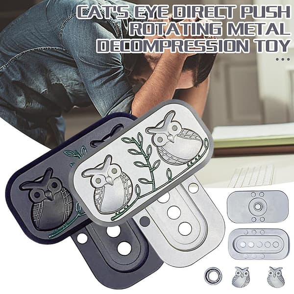 Push-pull Fidgets Sliders Anti-slip Textur Mångsidig Push Card Leksak för Vardagslivet Black