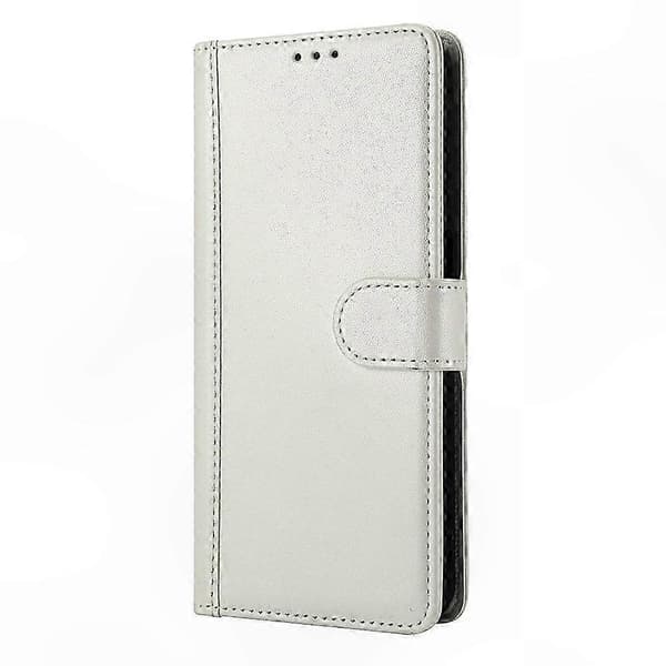 Læderetui med \"Skin Feel\" til iPhone 7 Plus og 8 Plus White