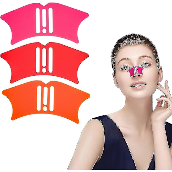 3 st näskontur eyeliner stenciler, 4 i 1 silikon eyeliner stenciler nässkugg stencil kvinna sminkhjälpmedel verktyg nybörjare applikator guide verktyg