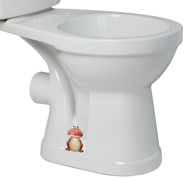 Tyuhe 2 stk. Toilet Bolt Dæksel Nem installation Frø Keramisk Toilet Bolt Låg Dekorativ Frø Ornament til Badeværelse