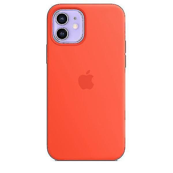 Case Med Magsafe Till Iphone 12 12 Pro Electric Orange