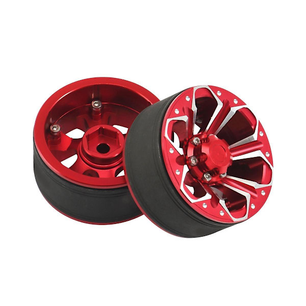 4st 115g/st Heavy Duty 1.9 Beadlock Hjulfälgnav för 1/10 Rc Crawler Car Axial Scx10 Trx4 D90 Vs Black