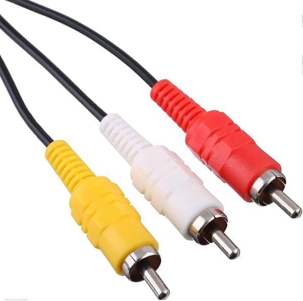 Spelkonsol videokabel (1 st, svart) 1.8 m Dark Gray