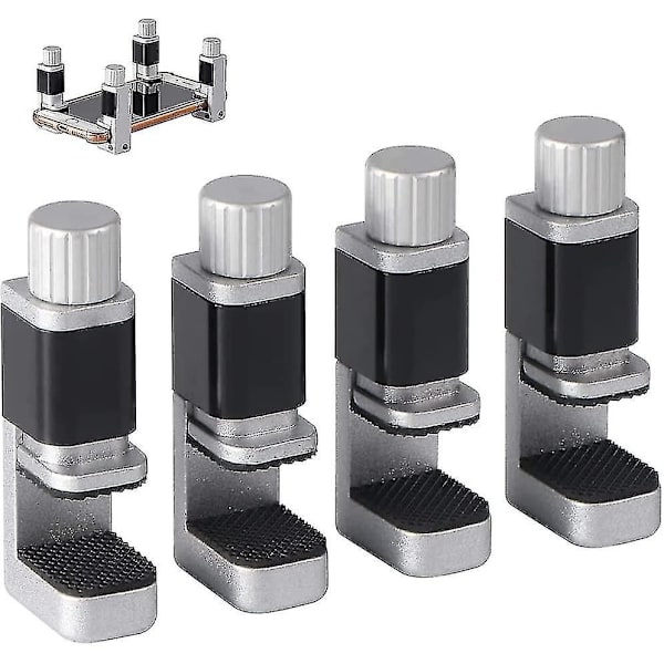 4st/set Justerbar Metallklämma Fästklämma Limklämma LCD-skärm Reparationsverktyg För Smartphone, Dator, Laptop, Surfplatta, E-bok