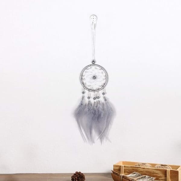 Car Rearview Mirror Dreamcatcher Feather Dreamcatcher Wall D