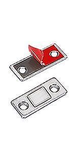 Kraftig skabslåsemagnet 28 kg magnetisk lås 2 stk rustfrit stål dørstopper