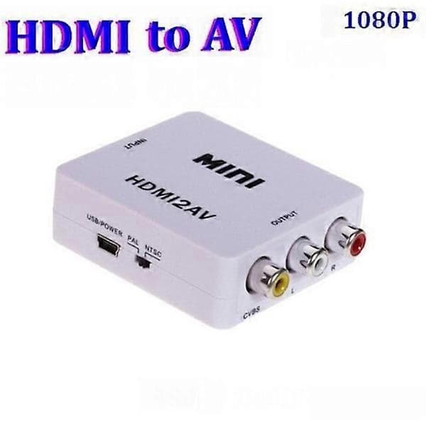 HD HDMI til AV konverter mini AV2HDMI.