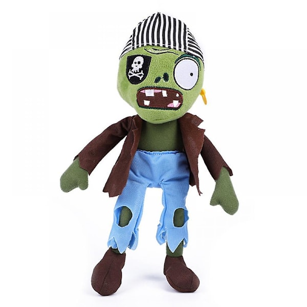 Classic Plants vs Zombies Pehmonukke, 12" täytetyt zombie-lelu, luova sarjakuvakasvi lapsille ja aikuisille, lahja ja koristelu
