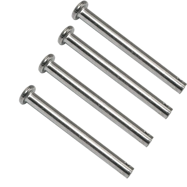 4 stk Enkelthuls gaffelstifter 4 mm x 40 mm 304 rustfrit stål M4 gaffelstifter (A-5-F6) 4MM*40MM