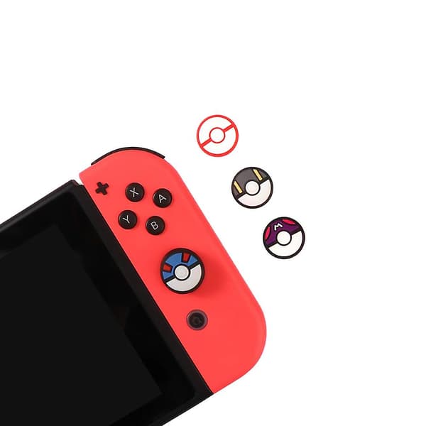 4 stk. silikon analog tommelgrephetter kompatible med Nintendo Switch Oled/Switch Lite/Switch Joystick beskyttelsesdeksel