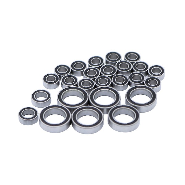 24 stk forseglet lejesæt til Fms Fcx24 1/24 Rc Crawler bilopgraderingsdele tilbehør Black