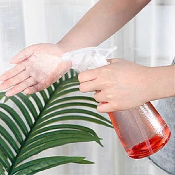 500 ml:n suihkepullo läpinäkyvä uudelleentäytettävä suihkepullo säädettävällä suuttimella kasvisuihkepullo Grey