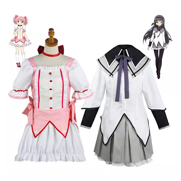 Akemi Homura Magical Girl Lolita Anime Cosplay -asu Hiromi flame M