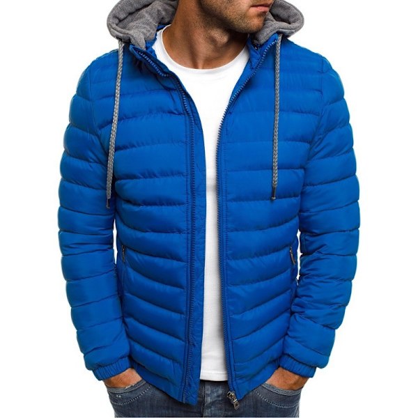 Miesten löysä puuvillapuku, paksuuntunut puuvillapuku Azul 2XL