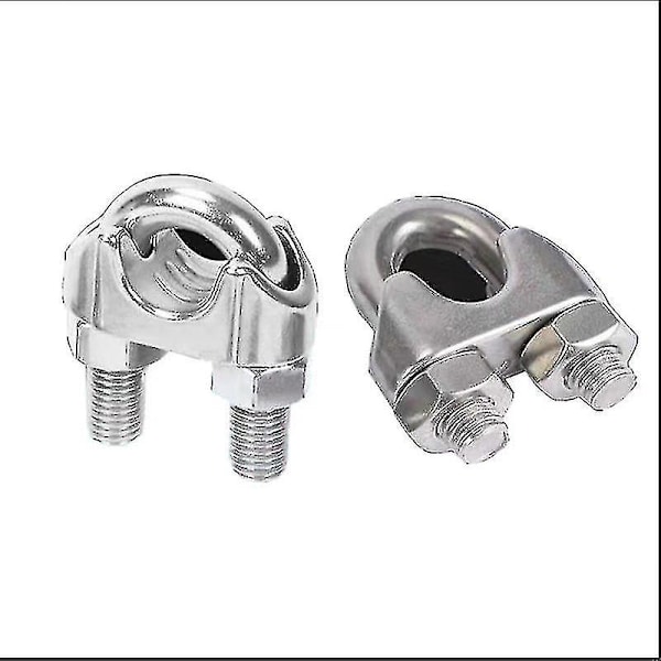 Yaju 2mm galvaniserede stålkabelbindere - Bøjleform til stålkabel, ledninger, kabelbindere 10 stk.