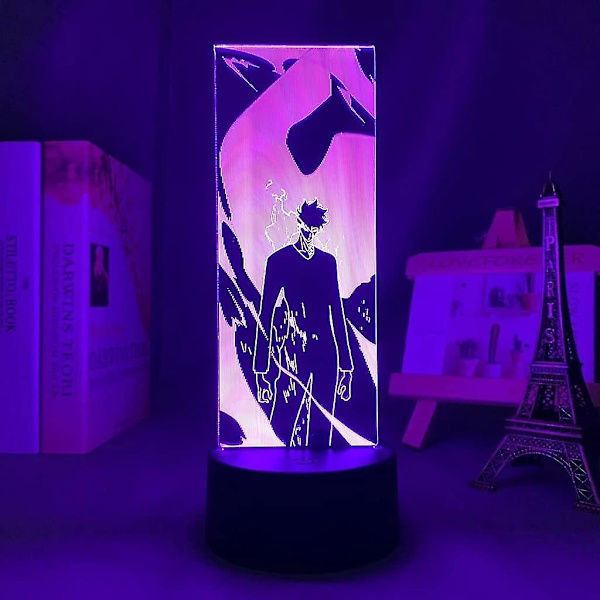 Anime Solo Leveling Jin-woo Sung Figur Led Lampe 3d Nat Lys Anime Lovers Gave Lys Til Led Nat Lamper Til Børn Soveværelse Dekoration Barn Fødselsdag