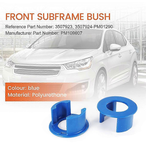 Front Subframe Bøsningsindsats Sæt til V70 II XC70 2000-2008 29 Polyurethane