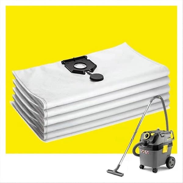 14 STK Støvpose med stor kapacitet, 2.889-154.0 til Karcher NT30/130L White