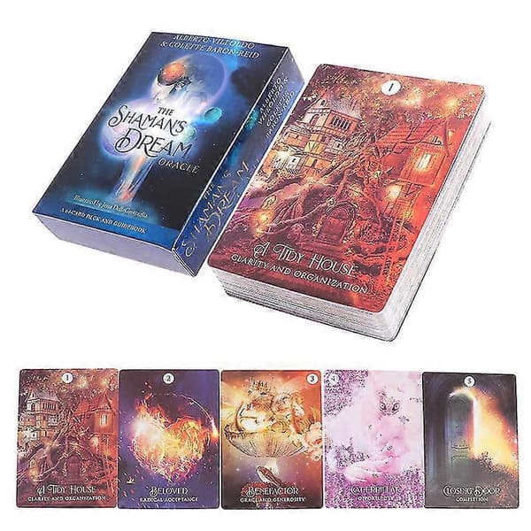 Shaman Dream Oracle -kortit Tarot-korttipeli Ennustuslautapeli