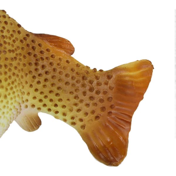 Akvarium Puffer Fish Luminous Simulation Rubber Fish med sugkopp för akvarier Orange
