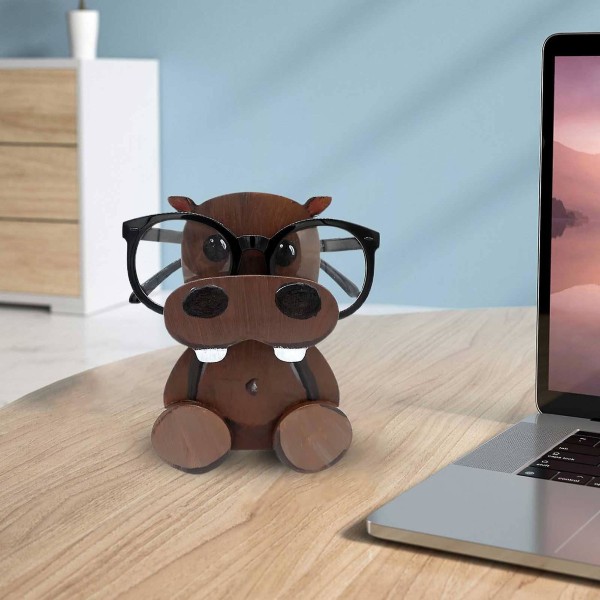 Træskærerbrilleholder Animal Fun Brilleholder til hjemmekontor skrivebordsindretning Hamster