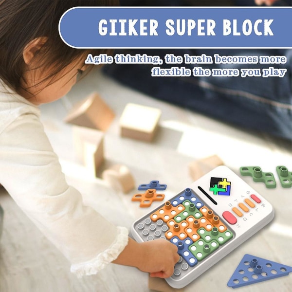 Giiker Super Block Building Puzzle Klotski Lelu Looginen Lasten Lelu Koulutuskoulutus