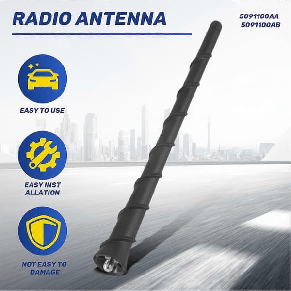 7 tommer antenne til Jeep Cherokee Dodge Chrysler 2011-2022
