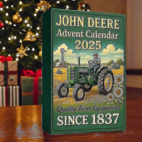 24-dages *John Deere Julekalender 2025 Traktor Blind Box, Julegave.z