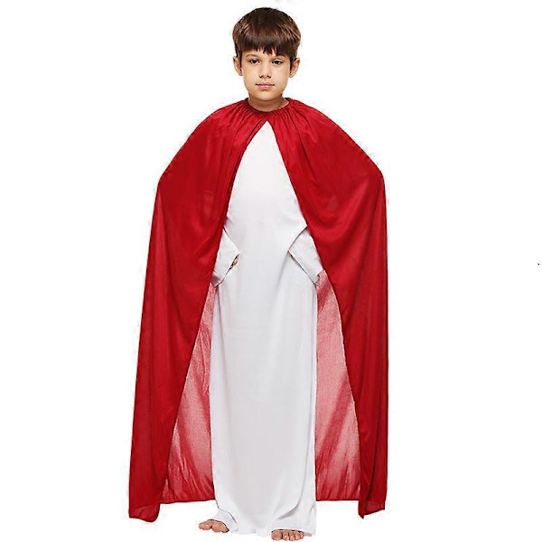 Lasten Jeesus Cosplay -karnevaaliasu, lavanäyttämöasu, Purim-roomalainen lastenasu, isän kummisetäasu