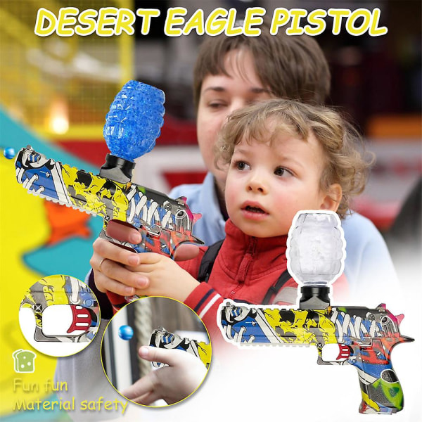 Desert Eagle Electric Gel Blaster Gel Ball Blaster Med 30000 vandperler