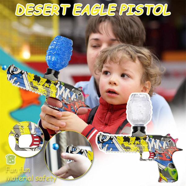 Desert Eagle Electric Gel Blaster Gel Ball Blaster Med 30000 vannperler