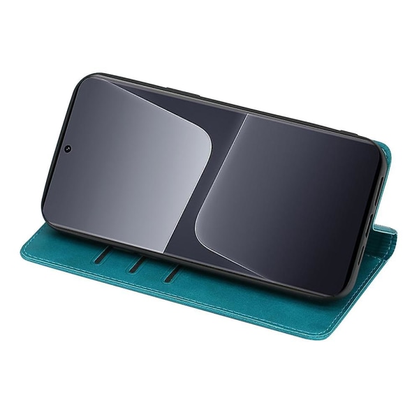 Phone case till Xiaomi Poco F5 Pro 5G/Redmi K60 Pro 5G/K60 5G,Calf Wallet Stand Cover Light blue Style C Xiaomi Redmi K60 Pro 5