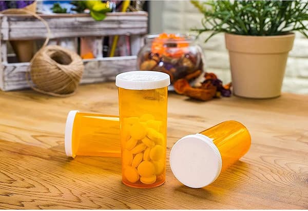 Plastik Medicin Pilleflasker (20 stk)