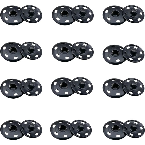 12 kpl ommeltavat nepparit, metallinen neppari, 21 mm:n vaatenapit, ompelunapit vaatteille, tee-se-itse, käsilaukku